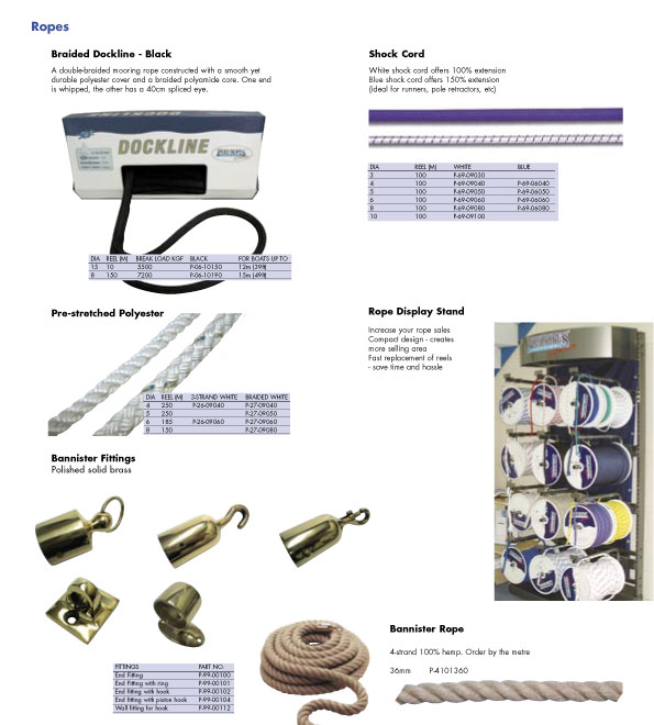 Rigging equipment catalogue