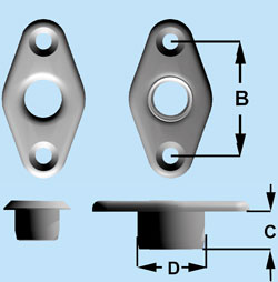 Deck Bushes - Screw Down