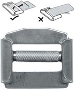 Bainbridge International > Sliding Bar Buckles 25mm Stainless Steel/Nylon