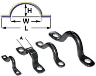 Forged Lacing Deck Eyes 