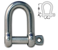 Forged D Shackles