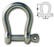 12mm Forged Bow Shackle 
