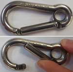Genius Key Lock Carbine Hooks With Eyes