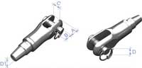 Swageless Fork Terminals for 1x19 Wire