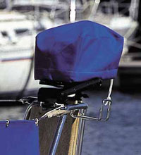 Outboard Engine Cover, Size 2 Blue
