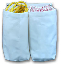 Halyard Bag, Double - WHITE