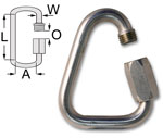 Zinc Plated Delta Rapid Links