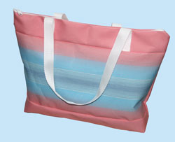Pink & Blue Solent Shoulder Bag 