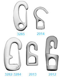 Plastic (Nylon) Shock Cord Hooks