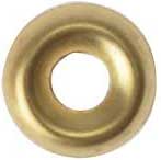 No. 6 Brass Screw Cup Washers