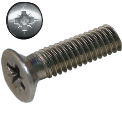 M5 Pozi Head Countersunk Machine Screw