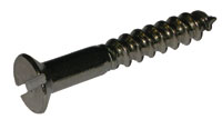 Stainless Slotted Countersunk Woodscrews