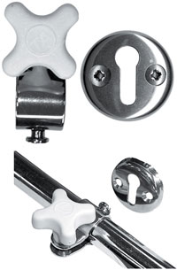 Keyhole Tube Stowage Clip Set