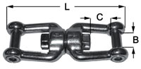 Hex Pin Jaw/Jaw Swivel