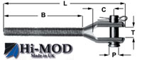 Stud Fork - For Open Body Rigging Screws