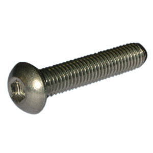 M10 x 30mm A4 Hex Socket Button Screw