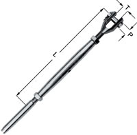 Stud And Fork Rigging Screws
