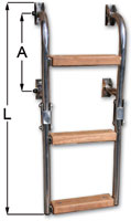 Boarding Ladder (3 Step Wood)