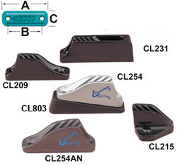 Cleats For Up To 8MM Rope