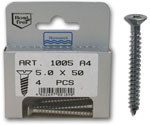 Pre-Pack Pozi Chipboard Screw