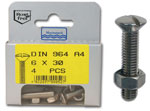 Pre-Pack Raised Countersunk Machine Screw