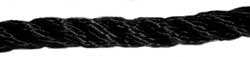 Polysoft 3 Strand Black (Sold Per Metre)