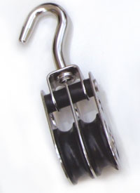 Double Swivel Hook Block 25mm