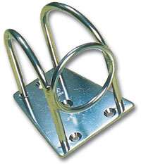Spinnaker Pole Stowage Bracket with High Ring