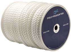 Polysoft 3 Strand White (Sold Per Metre)