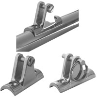 Rail Mount S/S/ Deck Fitting